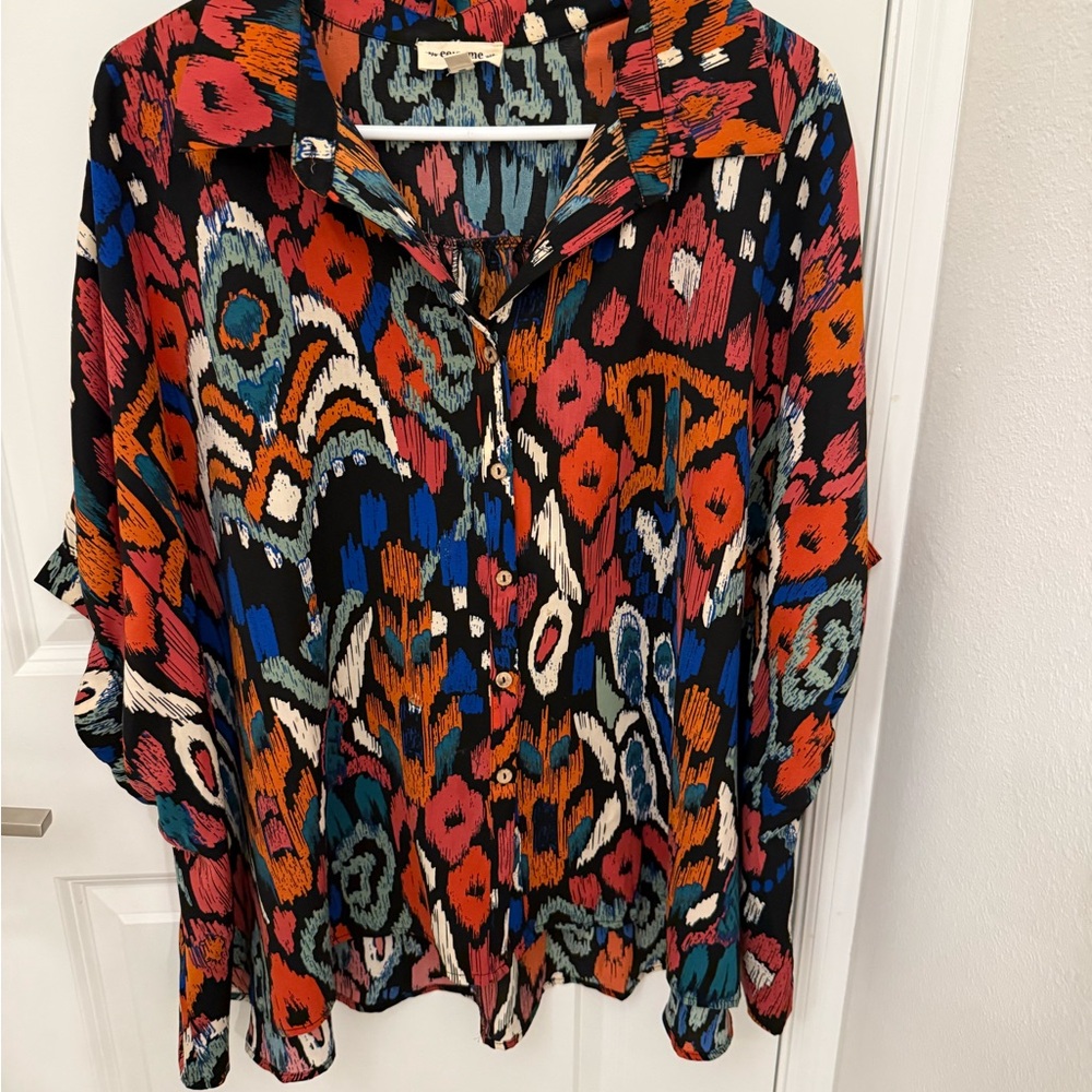 Eesome Multicolor Abstract Print Women's Tunic
